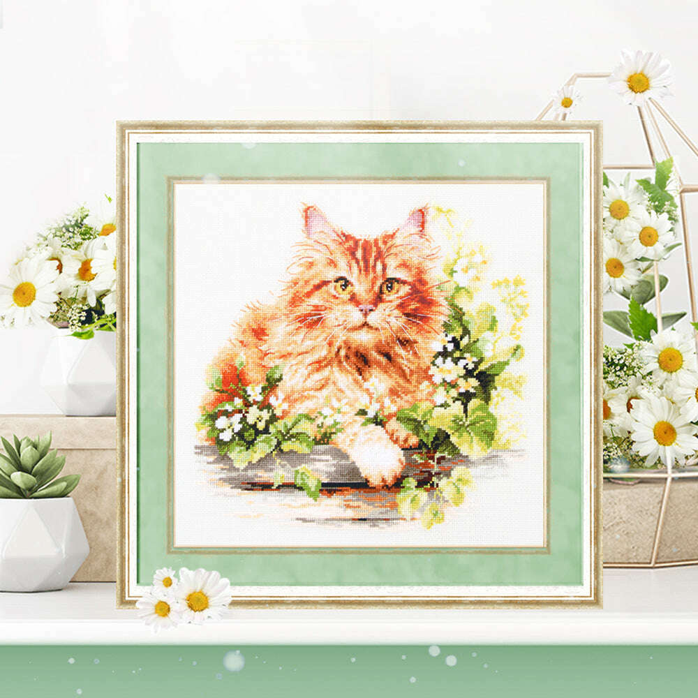The Ginger Cat 70-22 Counted Cross-Stitch Kit