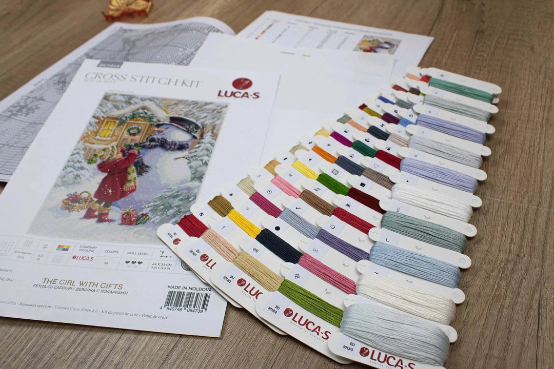 The Girl With G BU5018L Counted Cross-Stitch Kit