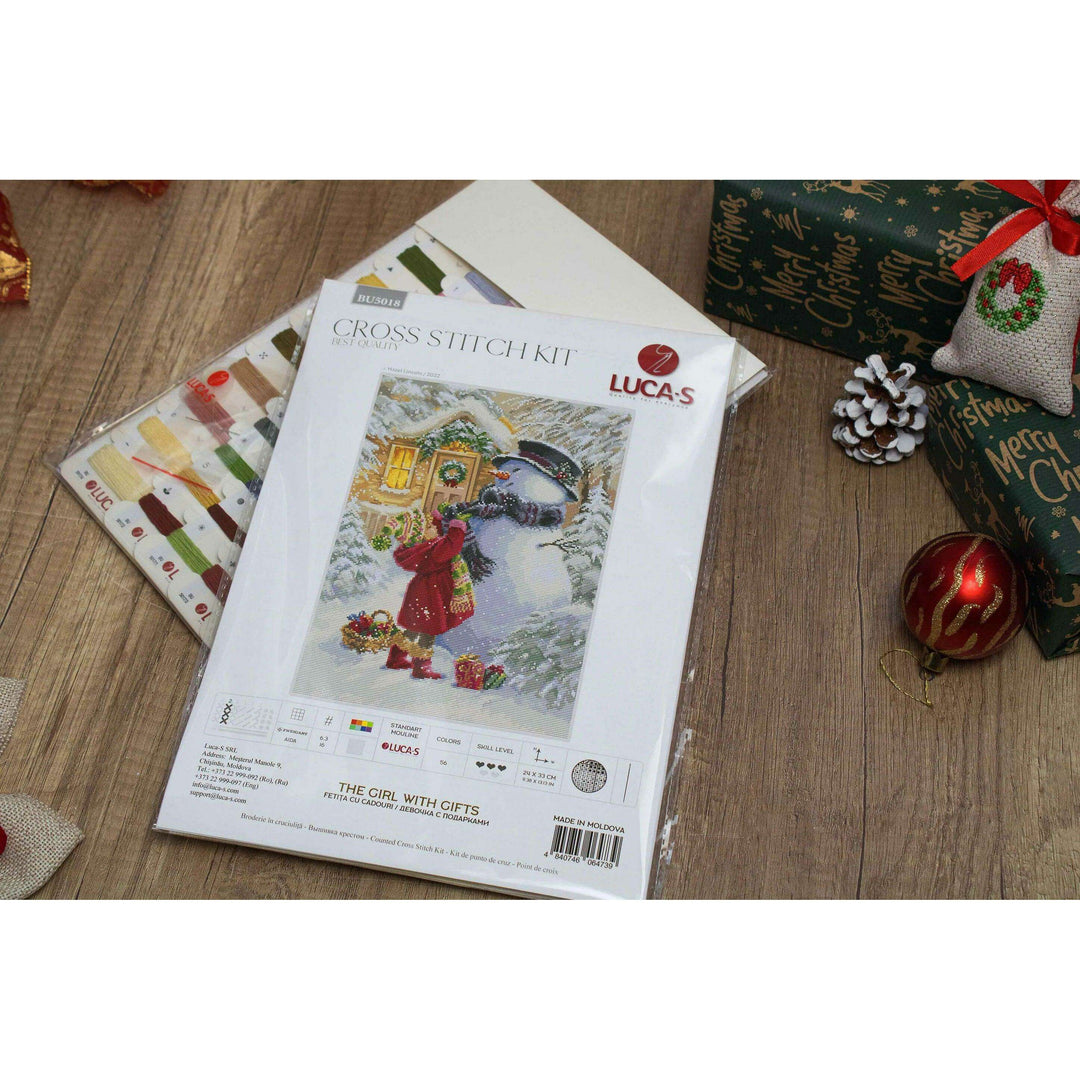 The Girl With G BU5018L Counted Cross-Stitch Kit