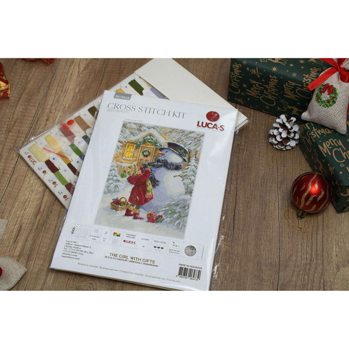 The Girl With G BU5018L Counted Cross-Stitch Kit