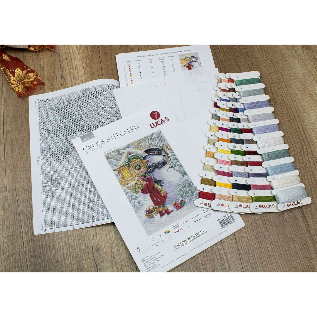 The Girl With G BU5018L Counted Cross-Stitch Kit