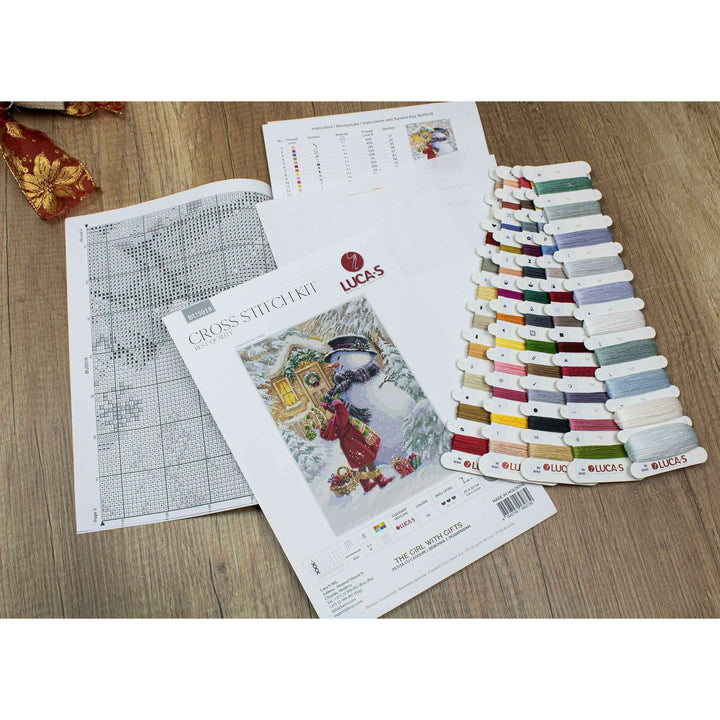 The Girl With G BU5018L Counted Cross-Stitch Kit