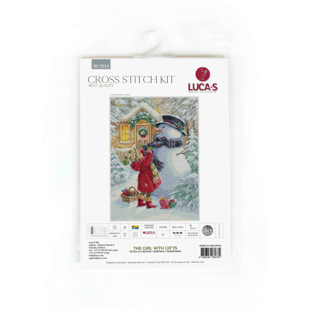 The Girl With G BU5018L Counted Cross-Stitch Kit
