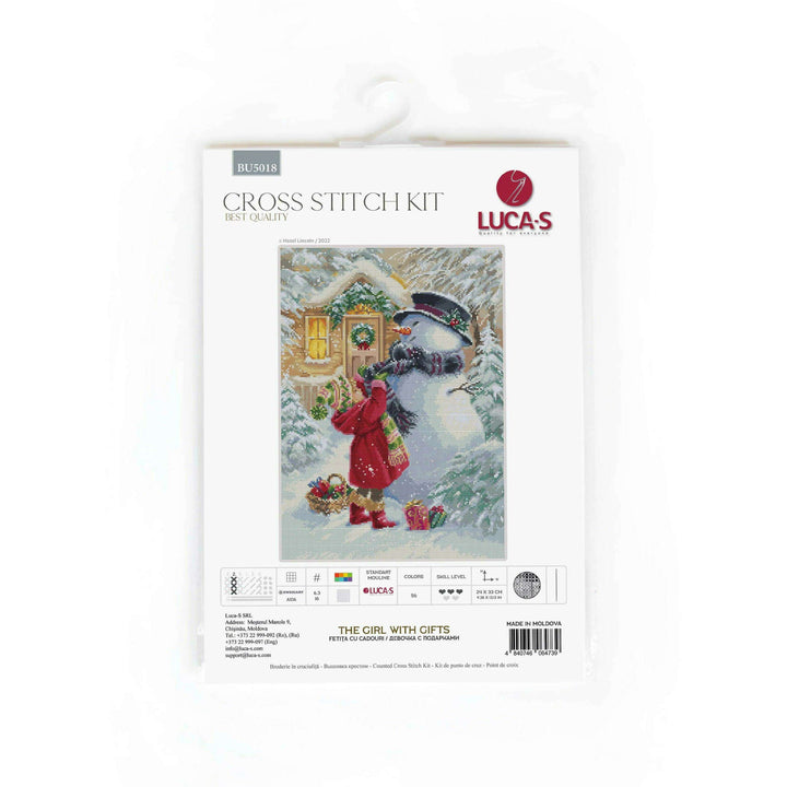 The Girl With G BU5018L Counted Cross-Stitch Kit