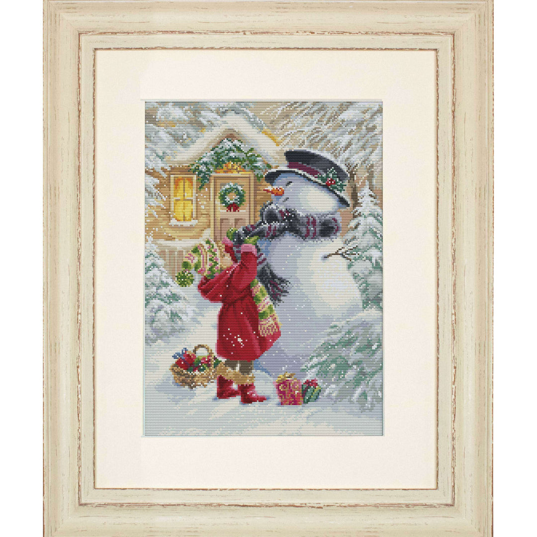 The Girl With G BU5018L Counted Cross-Stitch Kit