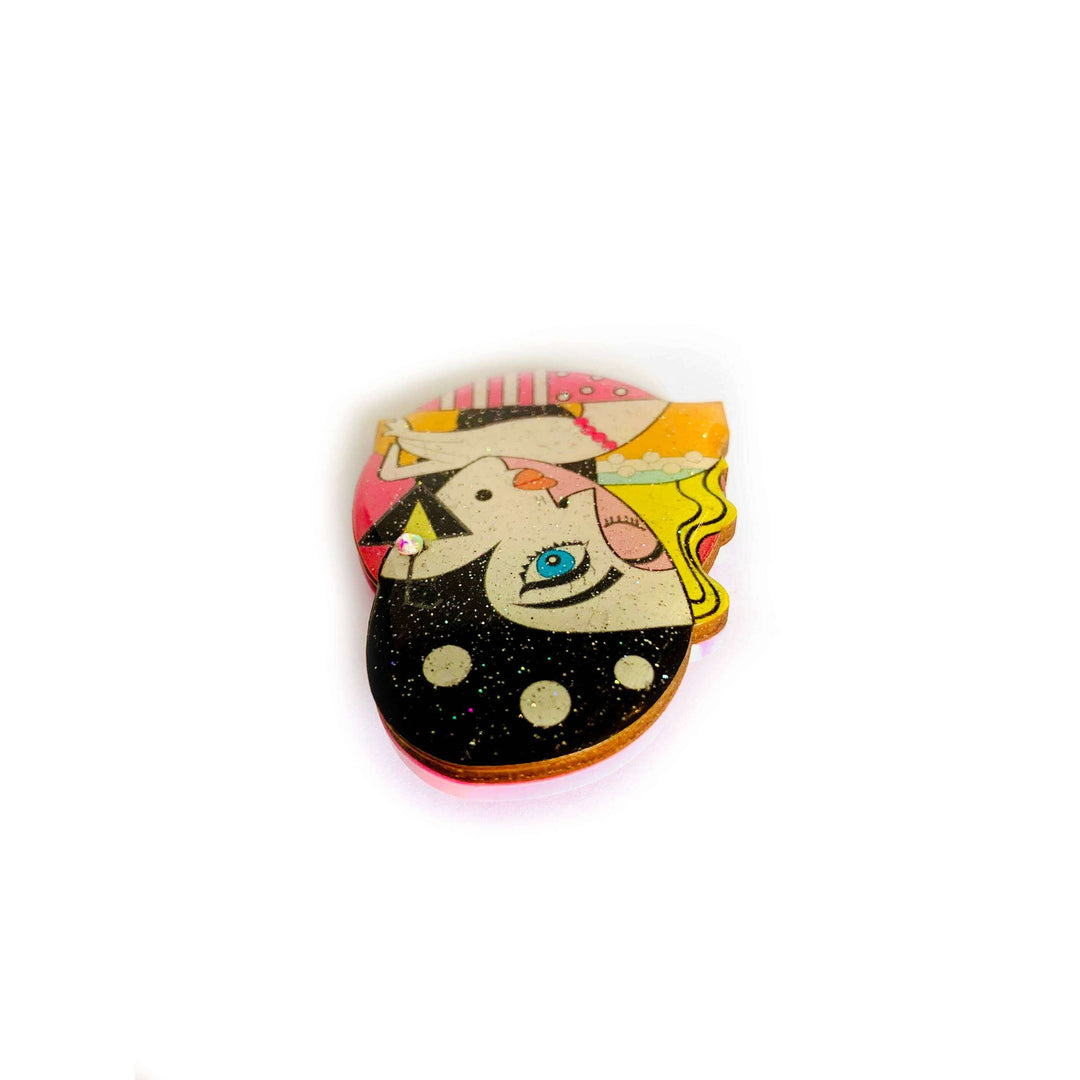 The Glamour Girl Brooch by Rosie Rose Parker