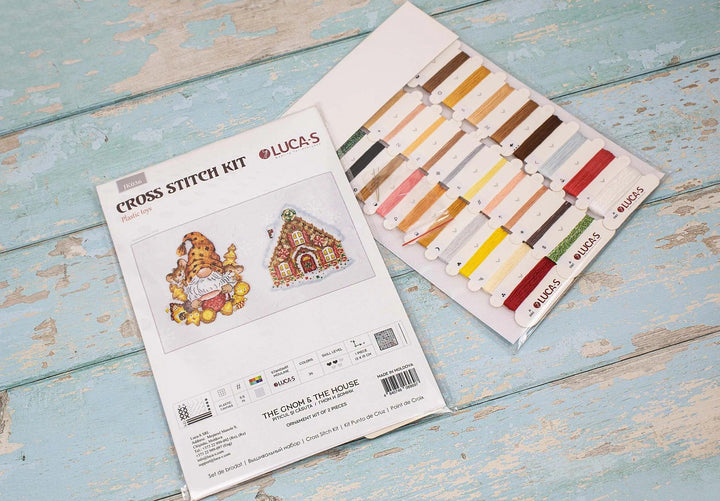 The Gnom & The House JK036L Counted Cross-Stitch Kit