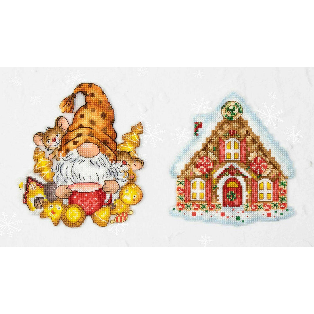 The Gnom & The House JK036L Counted Cross-Stitch Kit