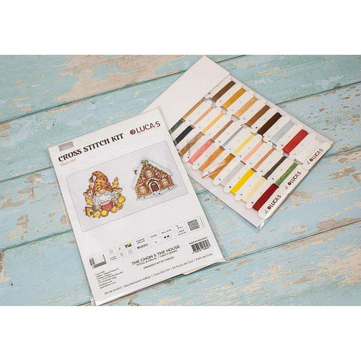 The Gnom & The House JK036L Counted Cross-Stitch Kit