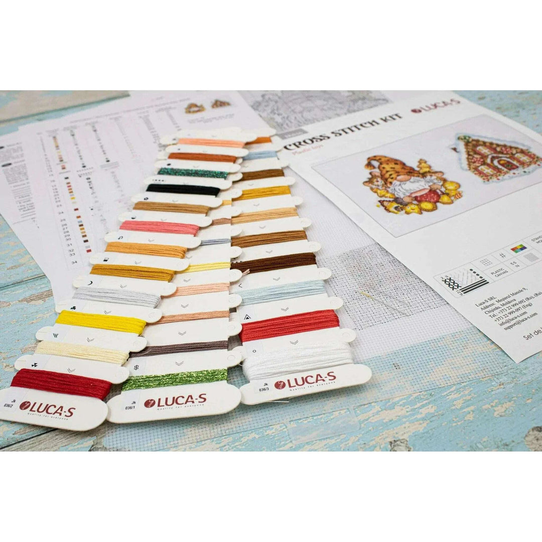 The Gnom & The House JK036L Counted Cross-Stitch Kit