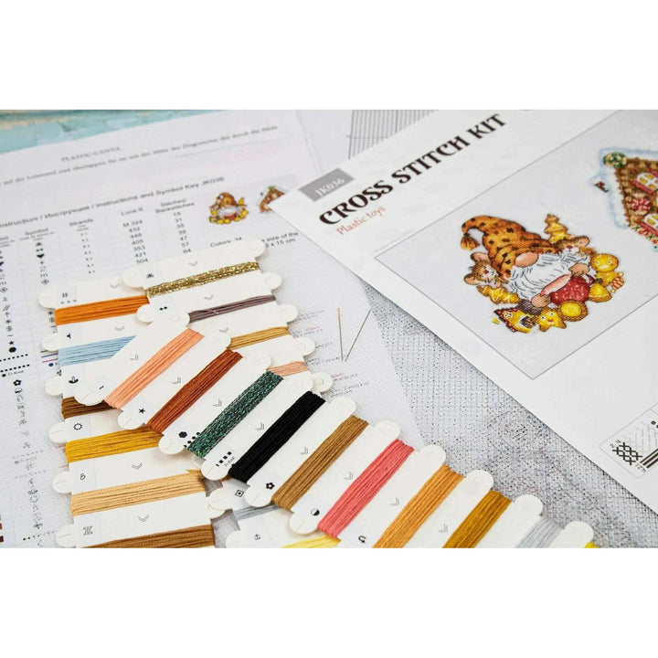 The Gnom & The House JK036L Counted Cross-Stitch Kit