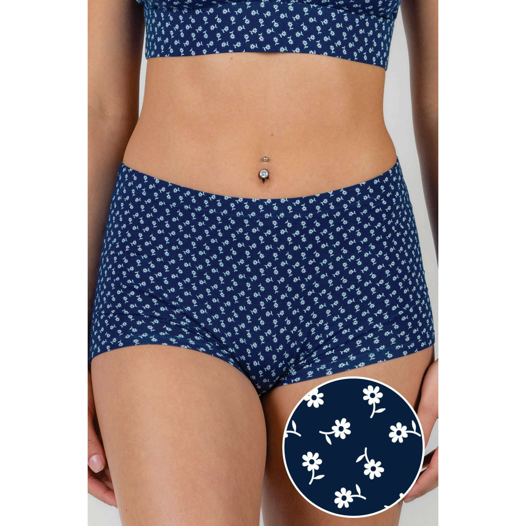 The Good Old Daisies | Flower Modal Boyshort Underwear