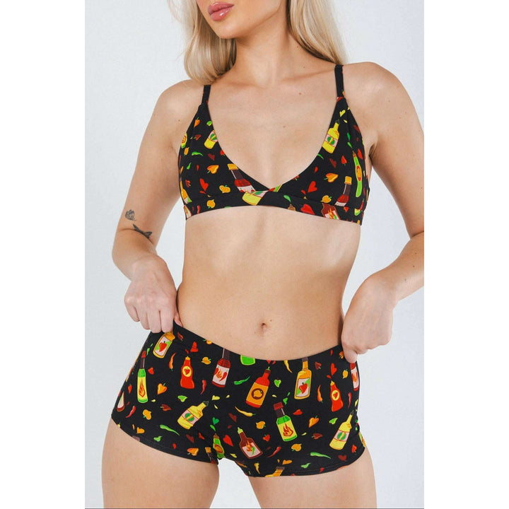 The Gotcha Sriracha | Hot Sauce Modal Boyshort Underwear