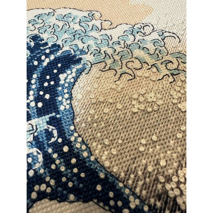 The Great Wave off Kanagawa after K. Hokusai Artwork R2186 Counted Cross Stitch Kit