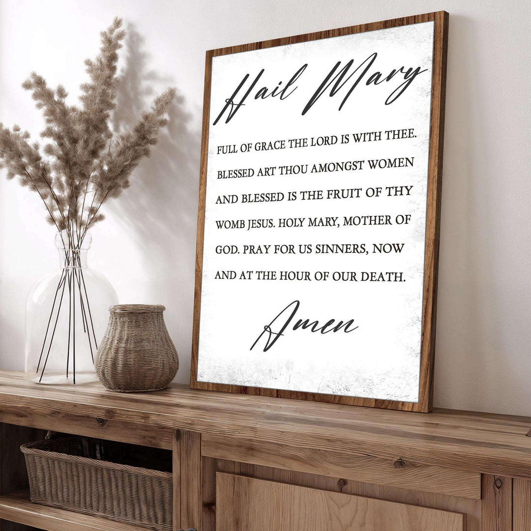 The Hail Mary Faith Sign