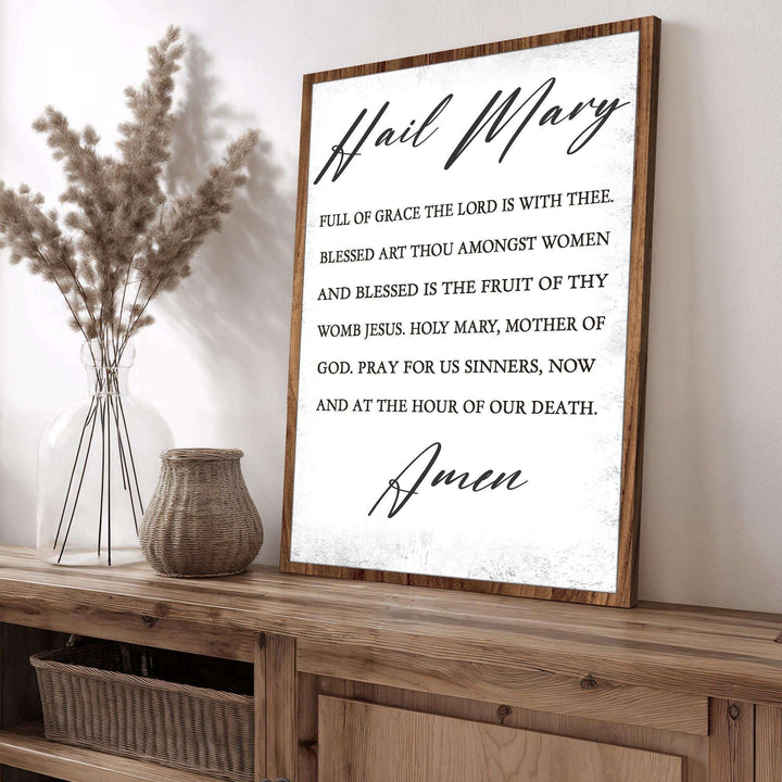 The Hail Mary Faith Sign