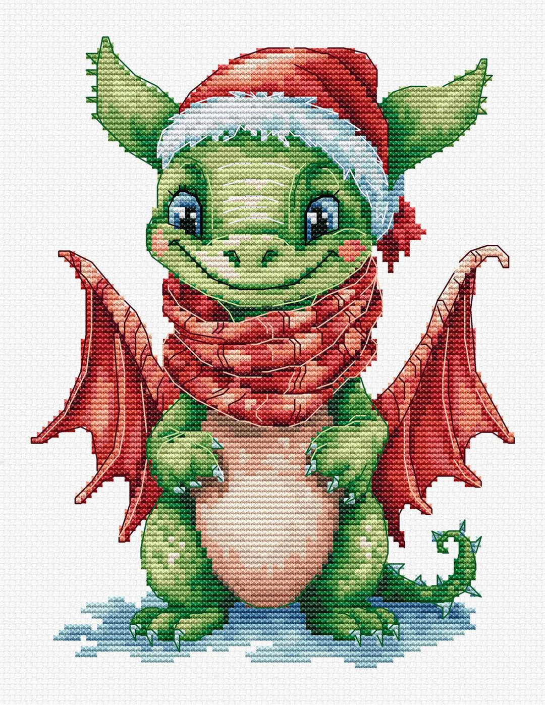 The Happy Dragon B1406L Counted Cross-Stitch Kit