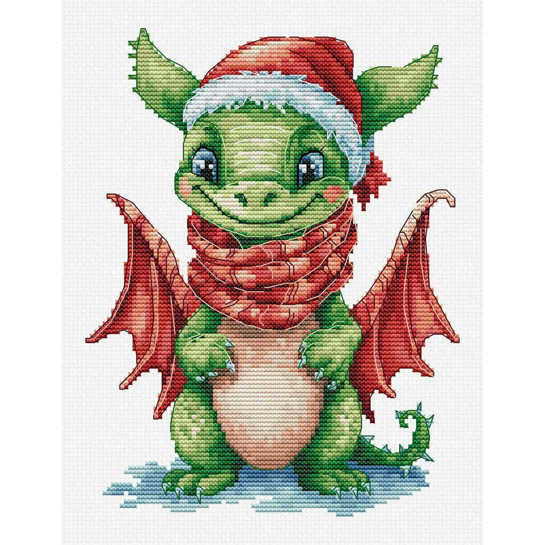 The Happy Dragon B1406L Counted Cross-Stitch Kit