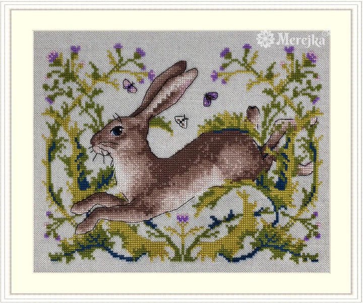 The Hare K-147A Counted Cross-Stitch Kit