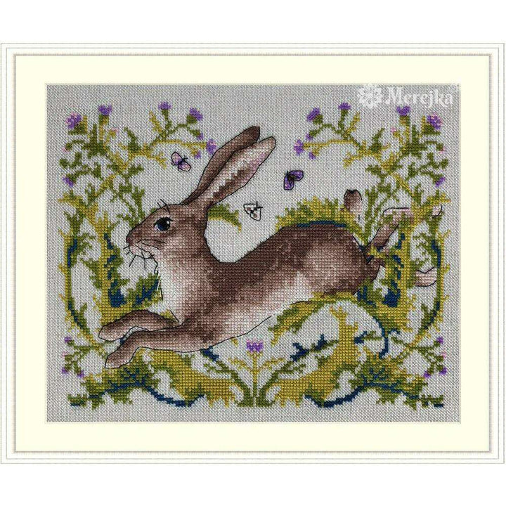 The Hare K-147A Counted Cross-Stitch Kit