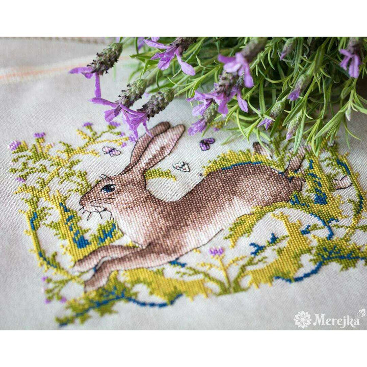 The Hare K-147A Counted Cross-Stitch Kit