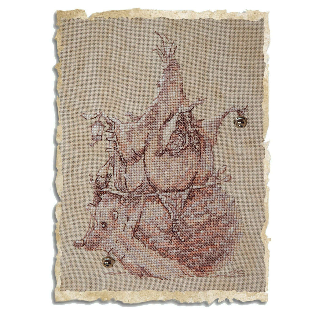 The Hedgehog 75-M014 K Counted Cross Stitch Kit