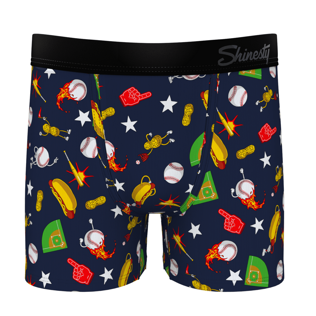 The Hey Batter Batter | Baseball Boy's Boxer Briefs