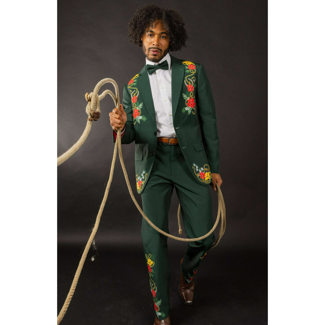 The Holiday Ham | Dark Green Holiday Placement Suit