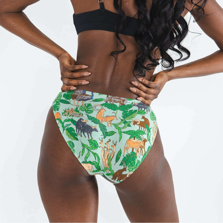 The Hornography | Tropical Animals Modal Bikini Underwear