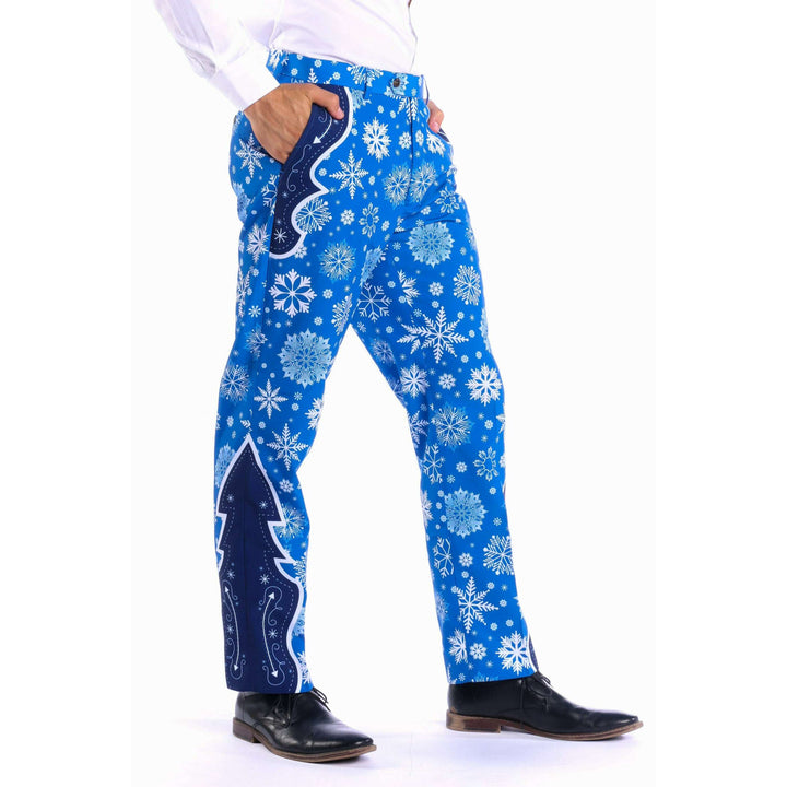 The Ice Never Melts | Blue Snowflake Christmas Suit