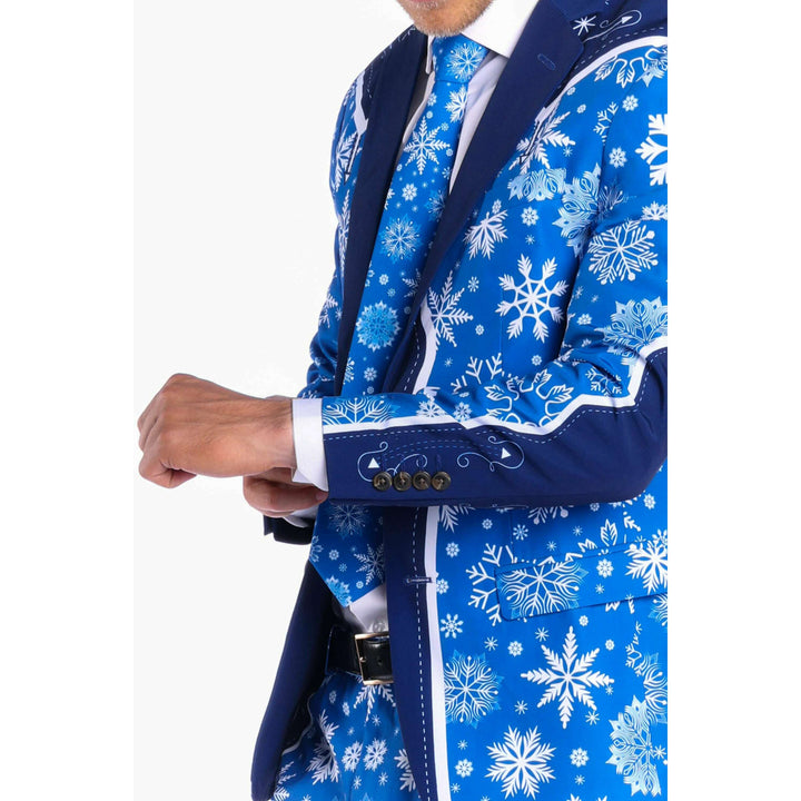 The Ice Never Melts | Blue Snowflake Christmas Suit