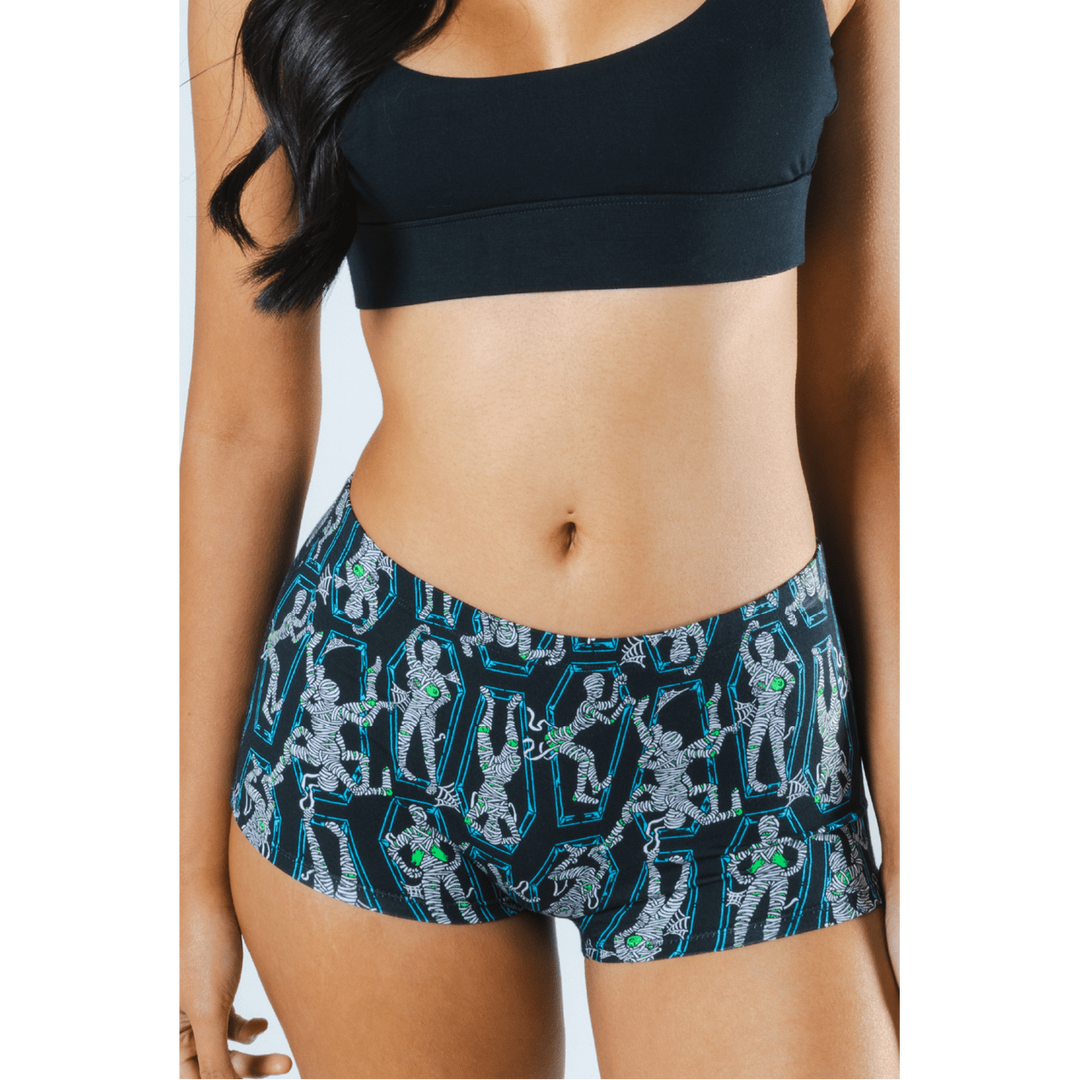 The Inter-Corpse | Halloween Mummies Modal Boyshort Underwear