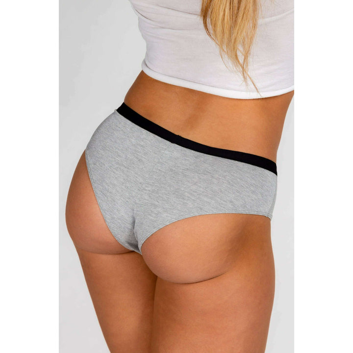 The Intramural Champ | Grey Modal Cheeky Underwear