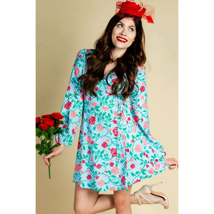 The Kentucky Fried Daily Double | Derby Roses Wrap Dress