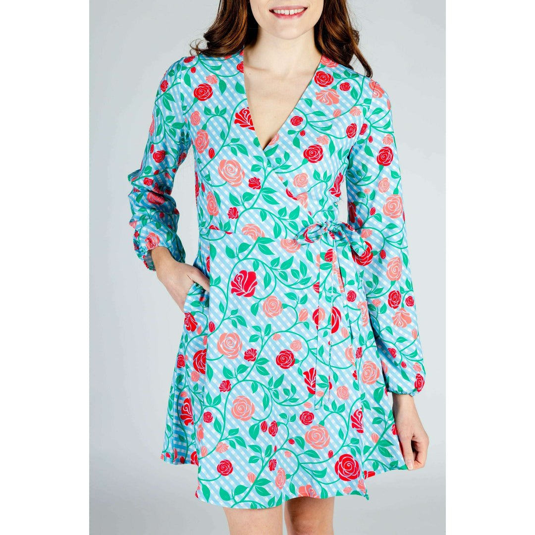 The Kentucky Fried Daily Double | Derby Roses Wrap Dress