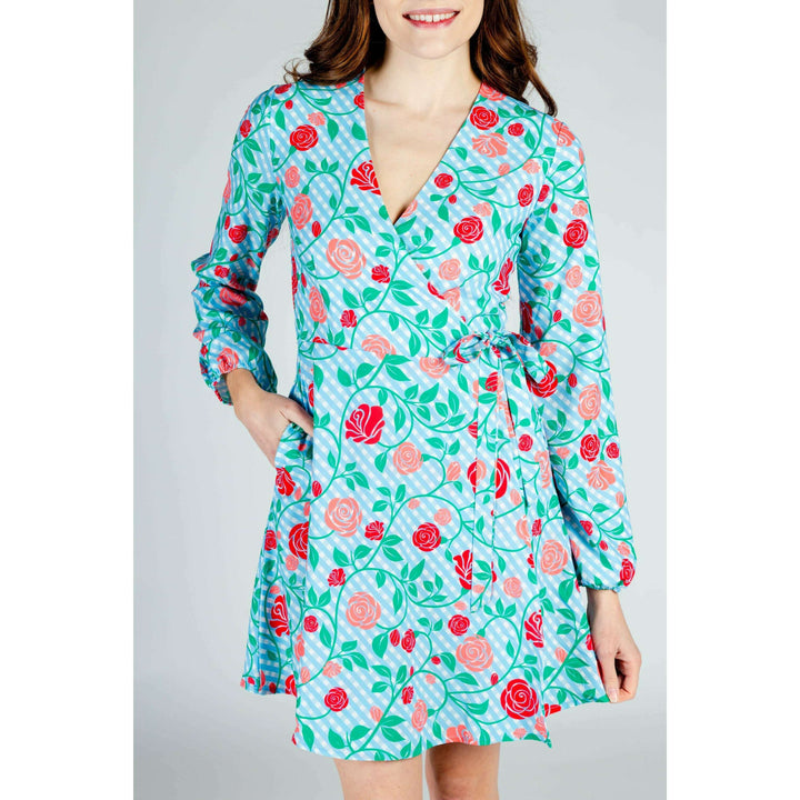The Kentucky Fried Daily Double | Derby Roses Wrap Dress