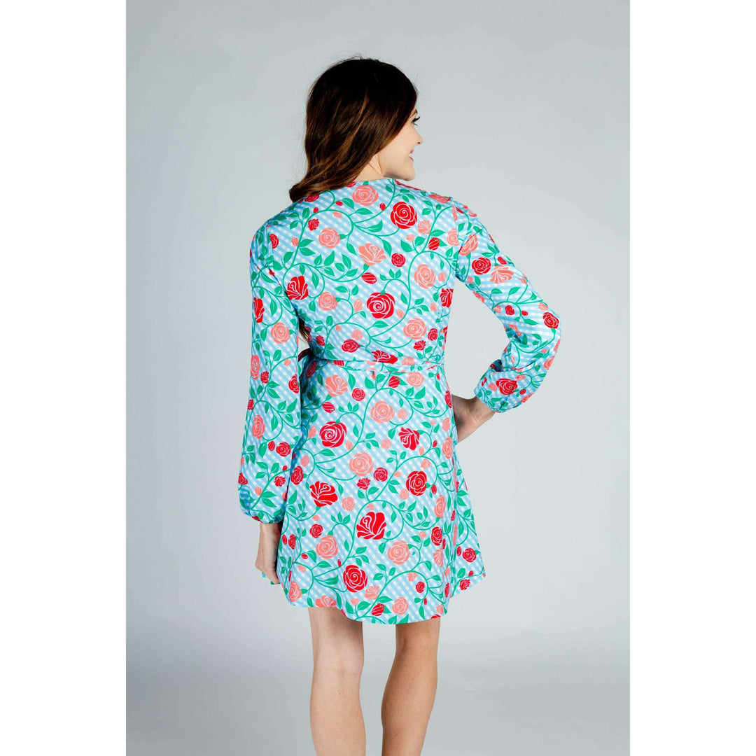 The Kentucky Fried Daily Double | Derby Roses Wrap Dress