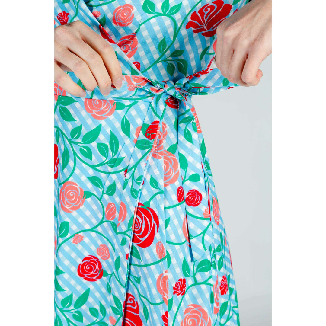The Kentucky Fried Daily Double | Derby Roses Wrap Dress