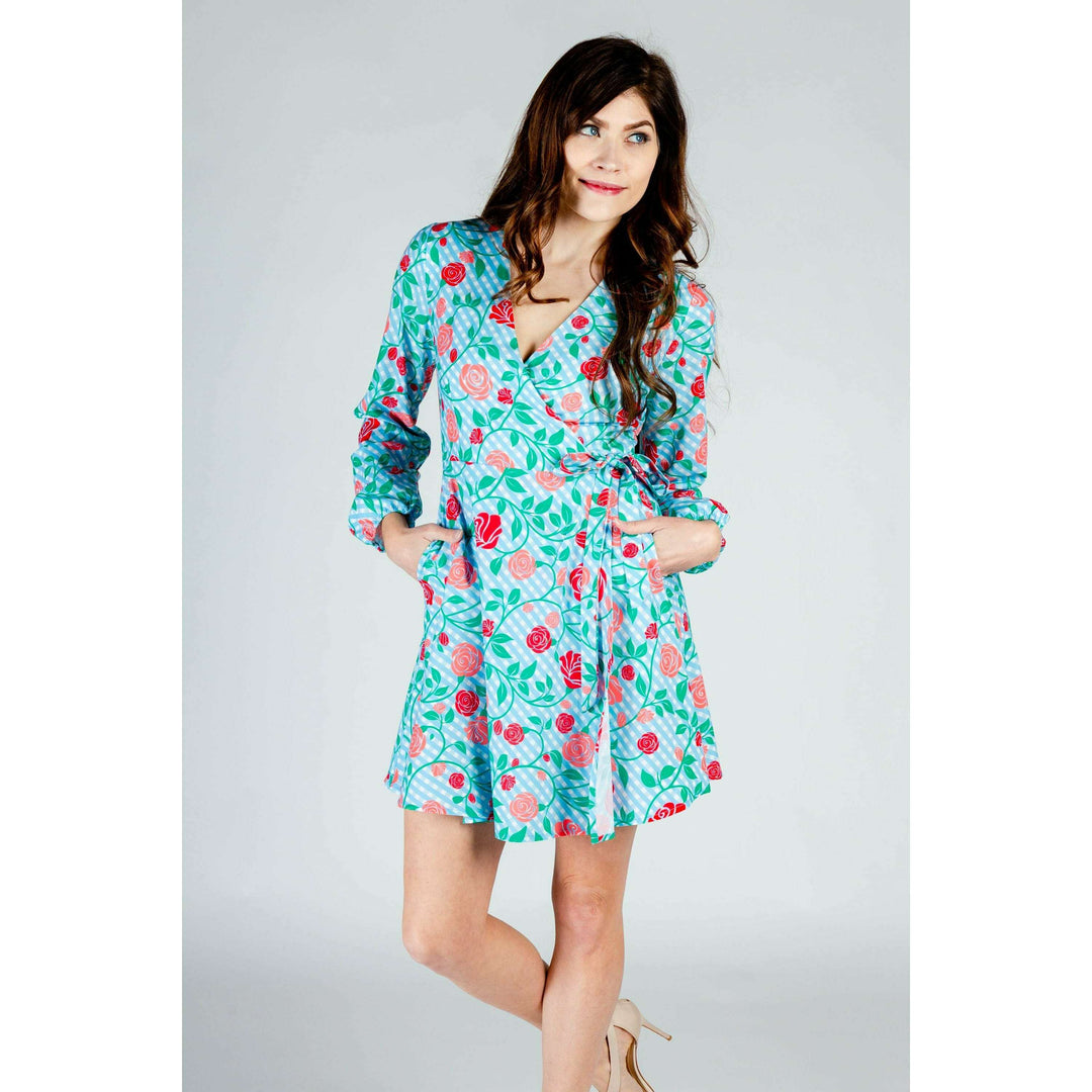 The Kentucky Fried Daily Double | Derby Roses Wrap Dress