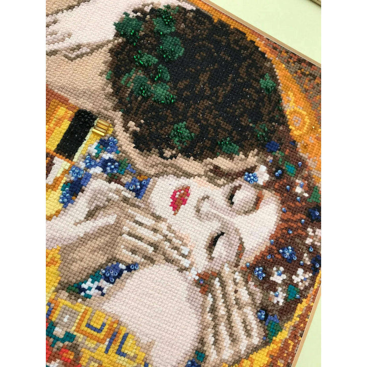 The Kiss after G. Klimt's Painting R1170 Counted Cross Stitch Kit