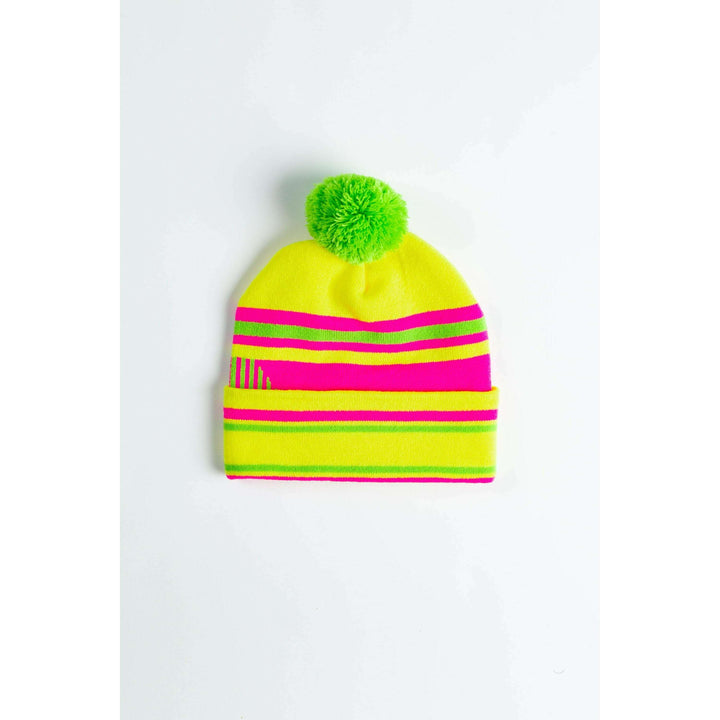 The Le Tits Now | Yellow Retro Ski Beanie