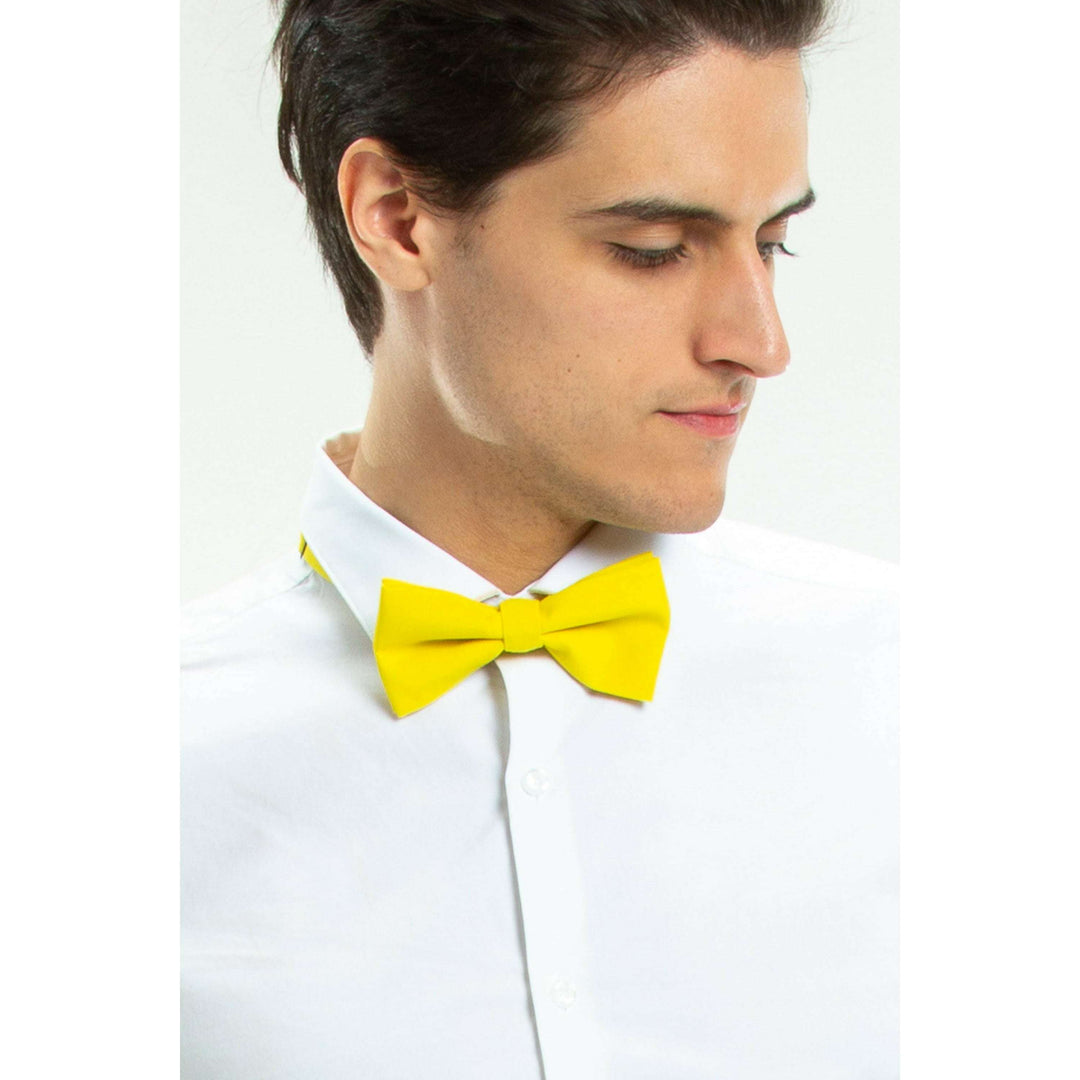 The Lemonade | Yellow Pastel Bow Tie