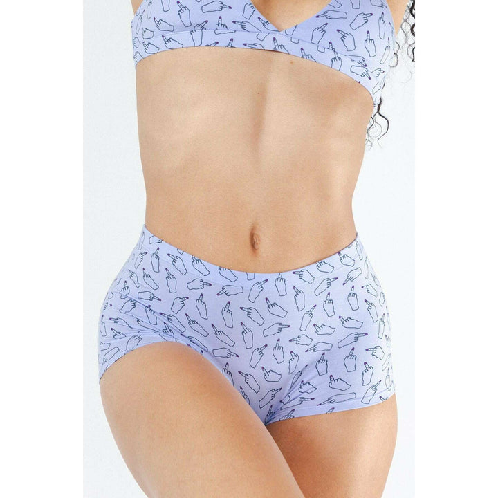 The Little Birdy | Middle Finger Modal Boyshort Underwear