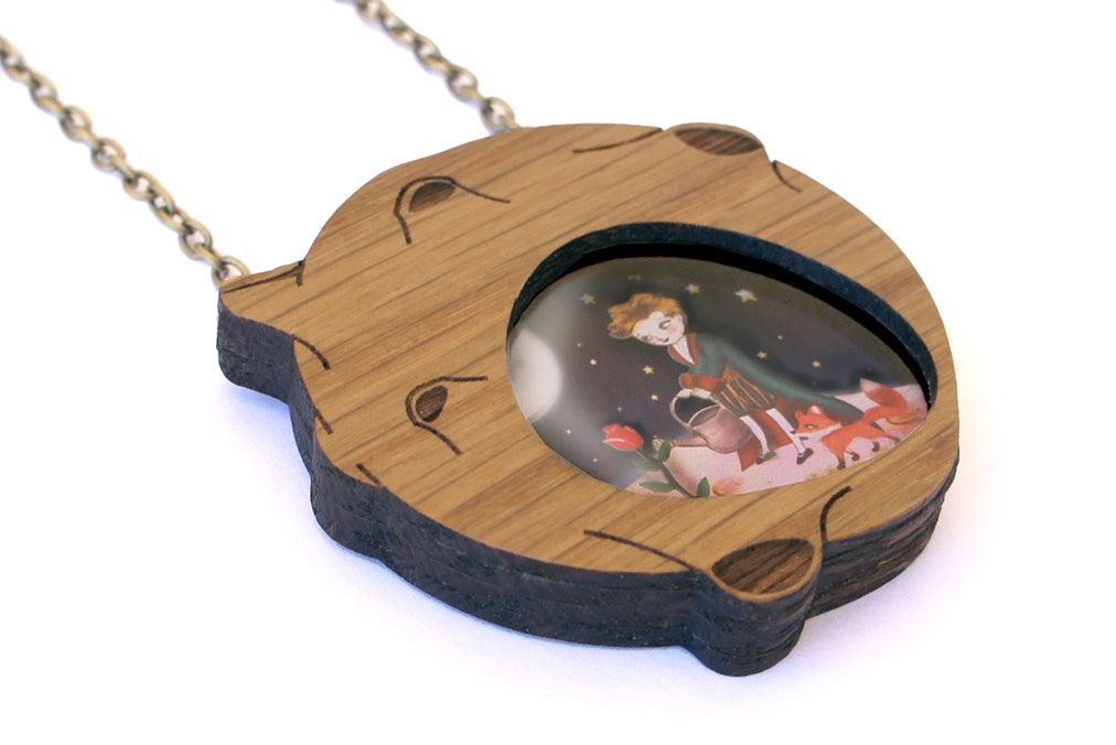 The Little Prince and His World Necklace by Laliblue - Quirks!