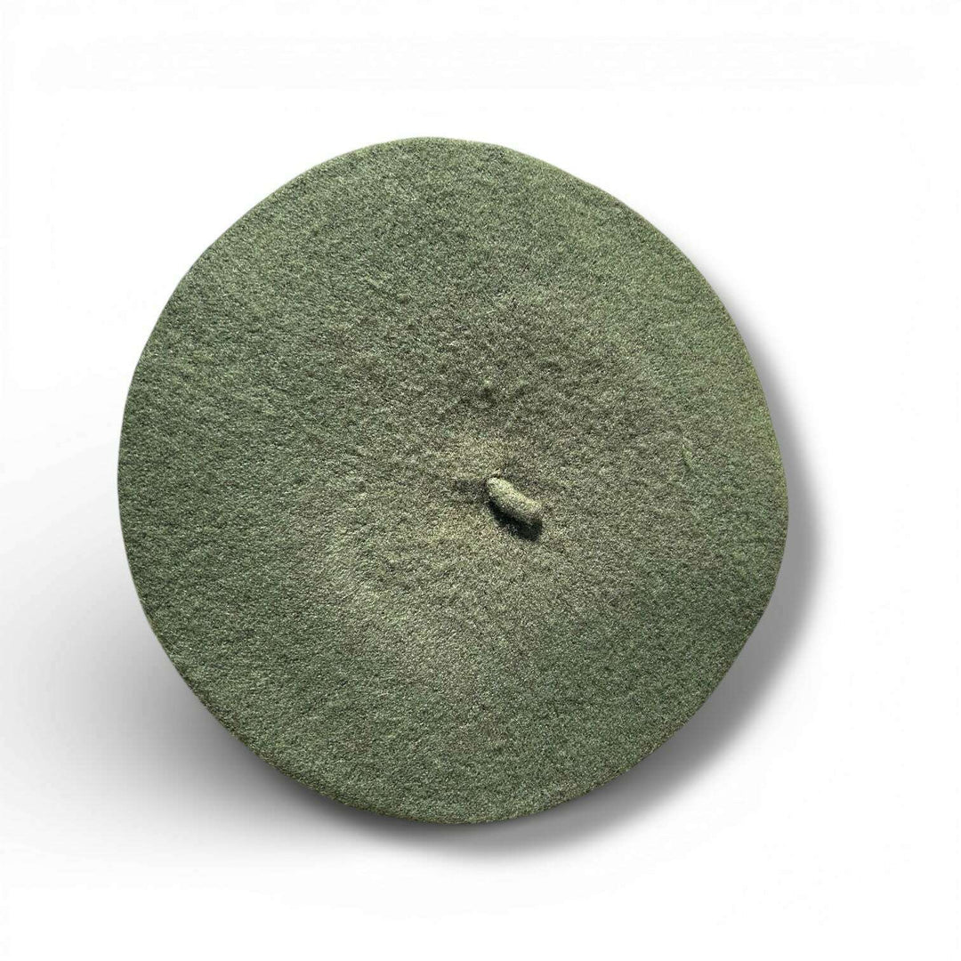 The Looker Classic French Beret - Olive Green by Lipstick & Chrome