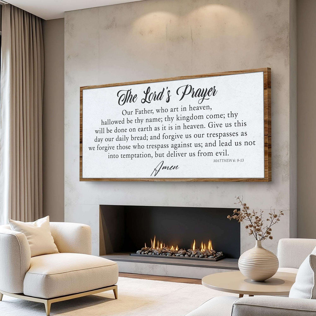 The Lord's Prayer Faith Sign II