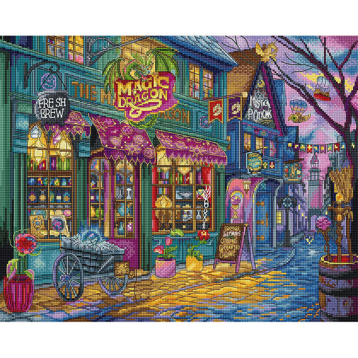 The Magic Dragon Shop  L9914 Counted Cross Stitch Kit