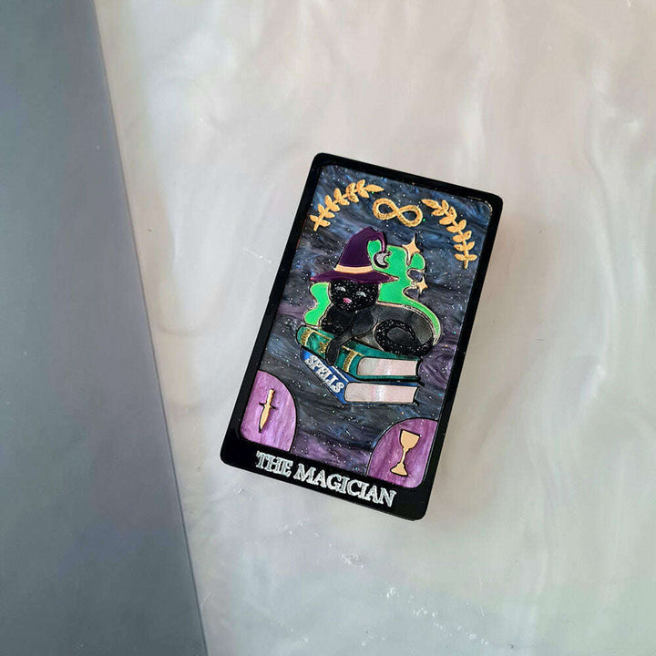 The Magician Cat Tarot Necklace by Cherryloco Jewellery 1