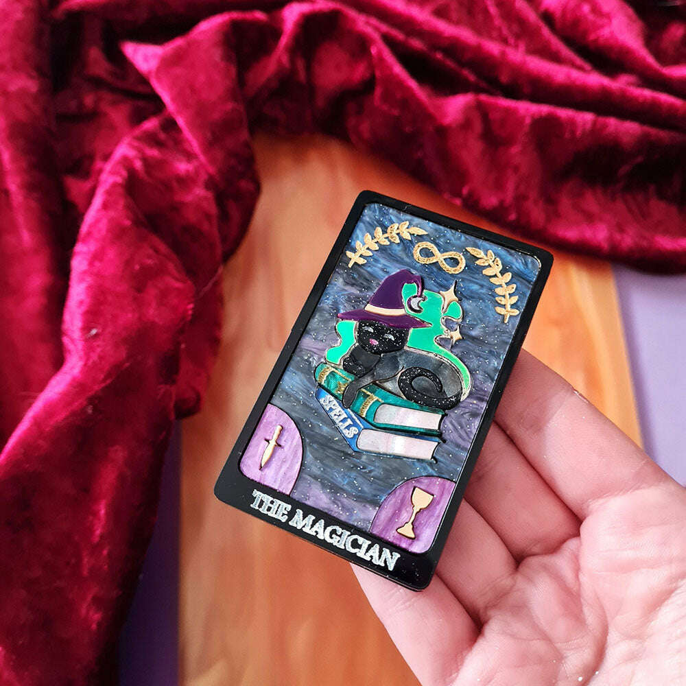 The Magician Cat Tarot Necklace by Cherryloco Jewellery 2