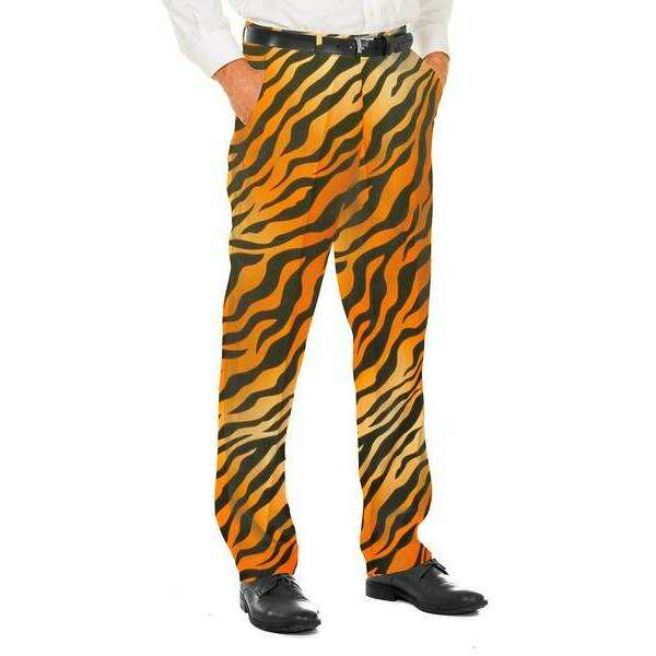 The Make Them Purr | Tiger Print Suit Pants